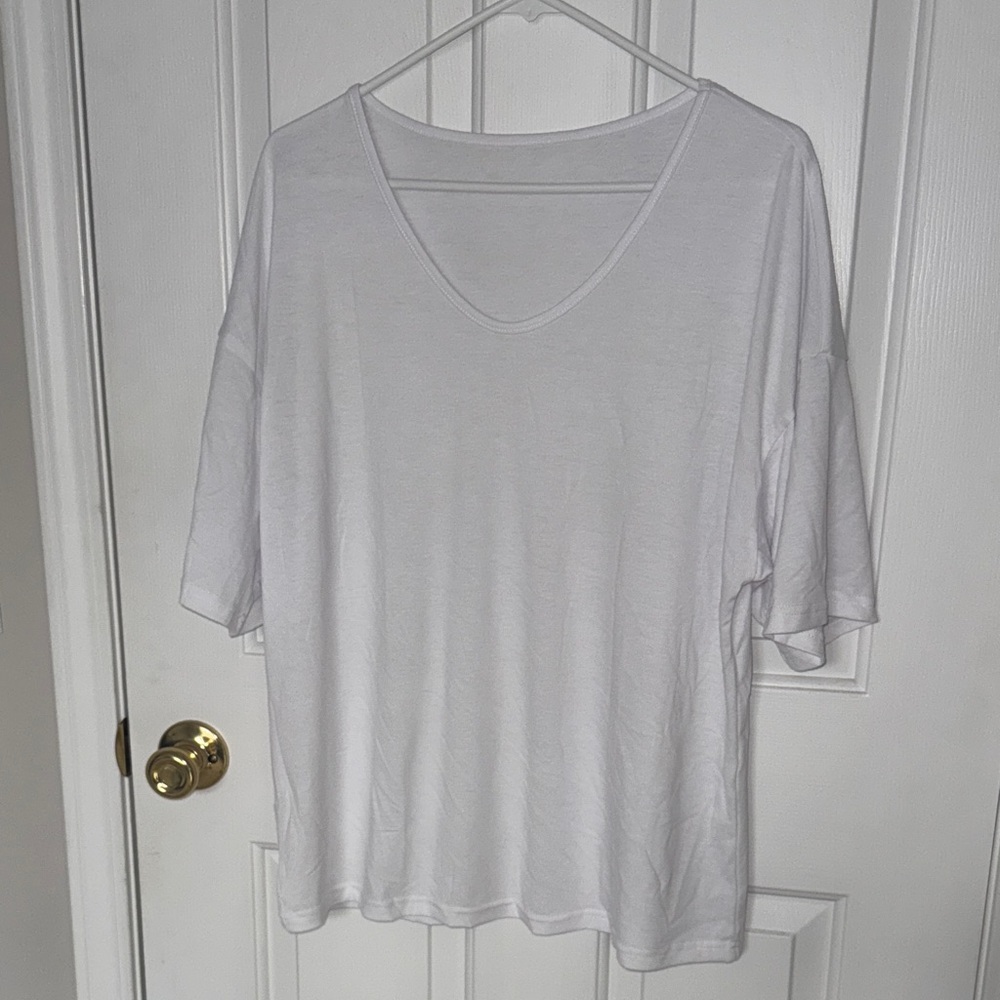 White Short Sleeve Women's Tee